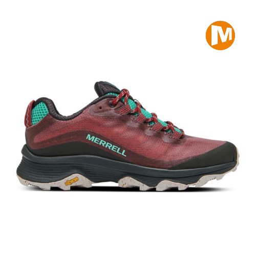 Merrell Moab Speed Wanderschuhe Damen Rot [DE-DFHXA]